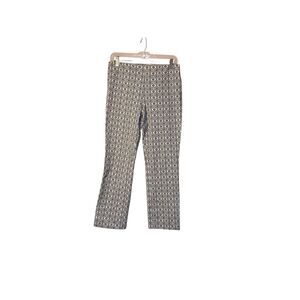 Elliot, Lauren paisley Pauline ankle crop side zip pants size 6 please ￼￼